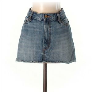 Free People Denim Mini Skirt